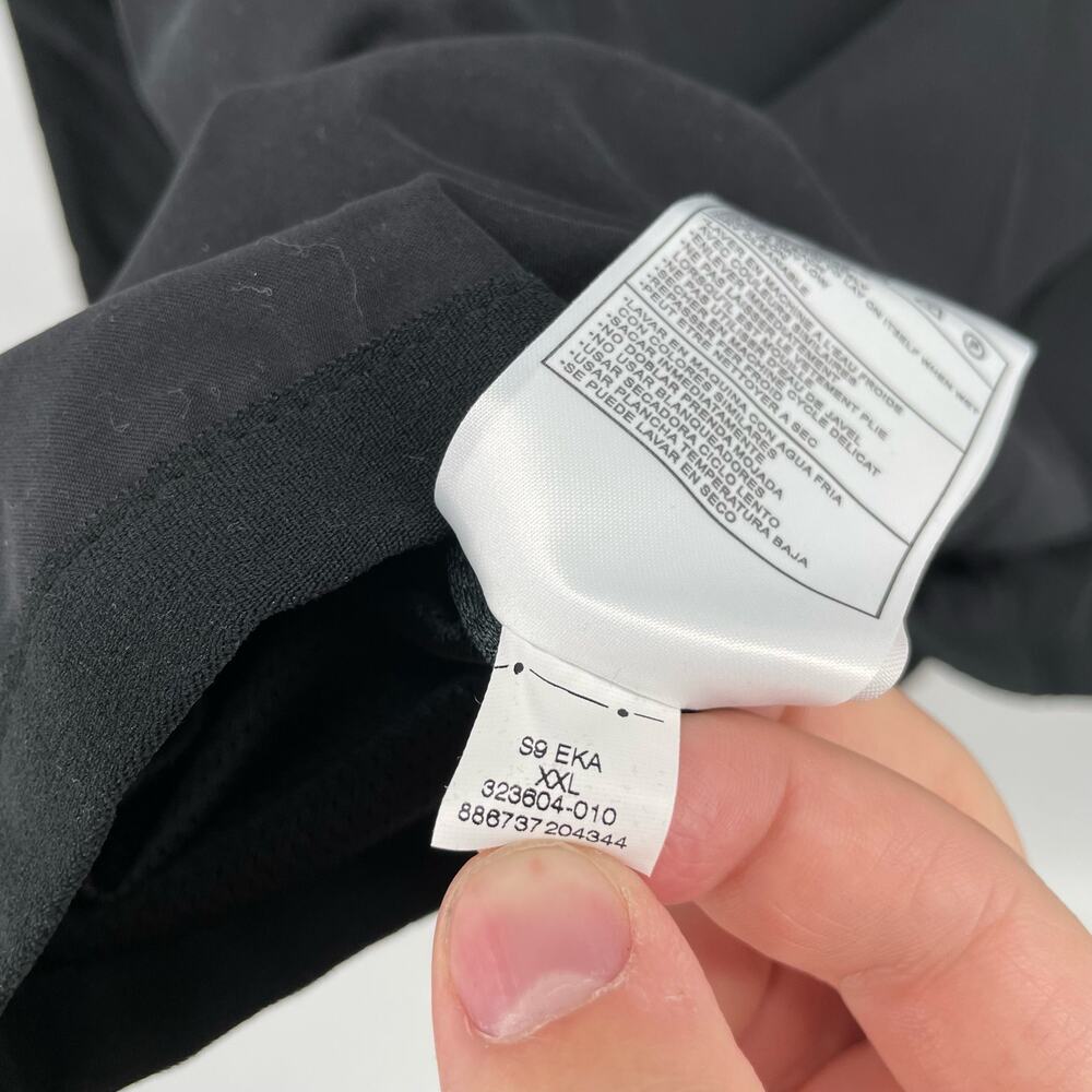 Vintage 2007 men's black nike jordan‎ air force one full zip windbreaker jacket - Picture 6 of 7